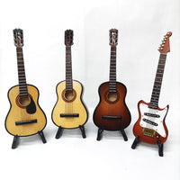 Miniature BJD Dollhouse Guitar Model for 1/6 Scale Dolls - Acoustic & Electric