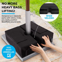 Patio Umbrella Base Weight Bag, Heavy Duty Outdoor Waterproof Sandbag for Sunshade Stability