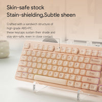 FURYCUBE IP108 Mechanical Feel Wireless Bluetooth Keyboard with RGB Backlight