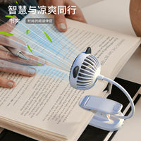Cartoon Clip-on USB Fan for Desk, Bedside, Stroller, and Crib - Portable and Rechargeable