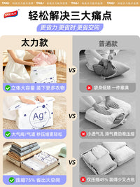 Tali Travel Compression Bags for Clothes, Hand-Roll Vacuum Seal Storage for Luggage