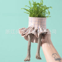Creative Furniture Half-Body Flower Pot