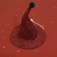 Pet Christmas Elf Hat and Bib Set with Embroidered Scarf for Cats and Dogs