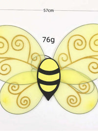 Christmas Cartoon Bee Wings Headband Set Party Costume Cute Angel Wings Prop