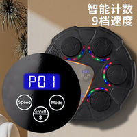 Smart Music Boxing Machine Wall Target for Adults & Kids, Electronic Reaction Training Pad with Colorful Lights