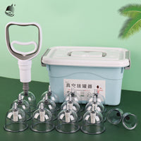 BY Baoyi Electric Cupping Therapy Set with Storage Case and Acupoint Chart