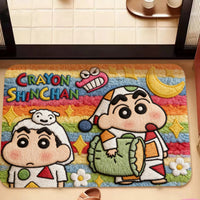 Diatomaceous Earth Cartoon Dog Bath Mat Super Absorbent Non-Slip Quick Dry Soft Bathroom Rug