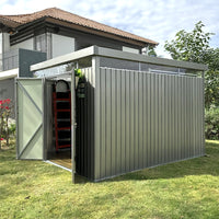 Outdoor Garden Storage Shed with Rock Wool Insulation