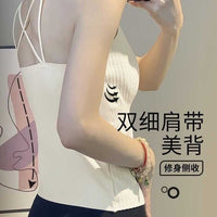 Women's Seamless Padded Camisole with Built-in Bra, Slimming Tank Top for Layering or Outerwear