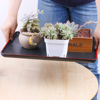 Rectangular Garden Plant Pot Drip Tray - Thickened Plastic Base for Planters
