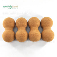 Cork Yoga Massage Ball Set for Muscle Relaxation and Fascia Release