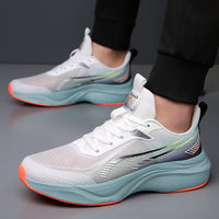 Men's Breathable Mesh Running Shoes Lightweight Non-Slip Outdoor Casual Sneakers