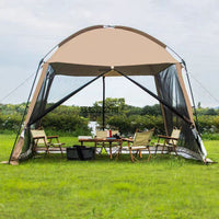 Outdoor Mosquito Net Tent Canopy with Sunshade for Camping and Events