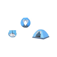 Automatic Pop-Up Camping Tent for 3-4 People, Waterproof UV Protection, Portable, No Assembly Required
