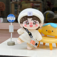 Cotton Doll Clothes Set for 20cm Dolls, Suits, Sweaters, Scarves, and Rompers