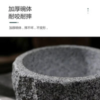Heavy Stone Pet Bowl for Cats and Small Dogs, Non-Slip and Spill-Proof Water and Food Dish