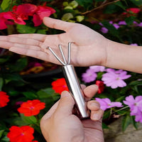Mini Garden Tool Set, Stainless Steel Hand Trowel, Rake, Shovel for Potted Plants, Outdoor Gardening, Soil Loosening