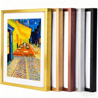 Aluminum Alloy Photo Frame Wall Mounted or Tabletop Display for Certificates Posters Puzzles A4 A3 50x70cm