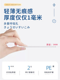 Disposable Underarm Sweat Pads for Women, Ultra-Thin Absorbent Armpit Shields, Anti-Sweat Liners