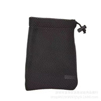 Drawstring Mesh Golf Ball Pouch Portable Polyester Storage Bag