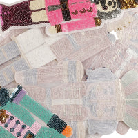 Sequin Nutcracker Soldier Embroidered Iron-On Patch for Clothing and Bags