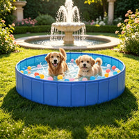 Foldable Pet Swimming Pool, Thickened Portable Outdoor Bathing Tub for Cats and Dogs