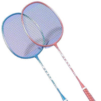Carbon Fiber Badminton Racket Set for Adults & Kids - Lightweight Training Rackets with Bag & Shuttlecocks