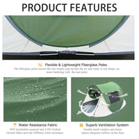 Pop-Up Lightweight Waterproof Tent for 2 Person Outdoor Camping and Travel