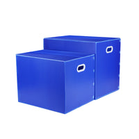 Heavy-Duty Foldable Moving Boxes with Handles, Waterproof & Moisture-Proof Storage Bins for Packing and Organization