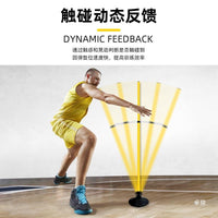 Agility Training Poles for Soccer, Basketball, and Sports Drills - Exam Training Obstacle Markers