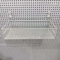 Pegboard Basket Storage Bins and Hooks for Supermarket Shelves and Wall Organizers