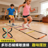Agility Ladder for Speed Training, Footwork, and Coordination - Multi-functional for Kids and Adults