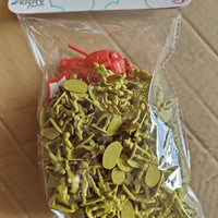1:72 Scale Plastic Army Men Figures, 200-Piece Set for Sand Table Military Dioramas