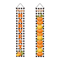 Thanksgiving Porch Banner Set - Autumn Harvest Holiday Decoration