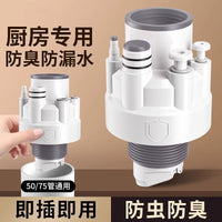 Multi-functional 5-Way Floor Drain Seal for Kitchen & Bathroom