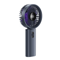 Portable USB Rechargeable Neck Fan with Foldable Stand and Turbine Cooling