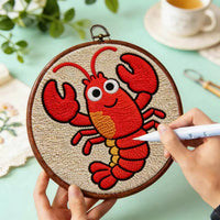 Punch Needle DIY Kit for Kids and Beginners - Yarn Painting Wall Art Craft Set