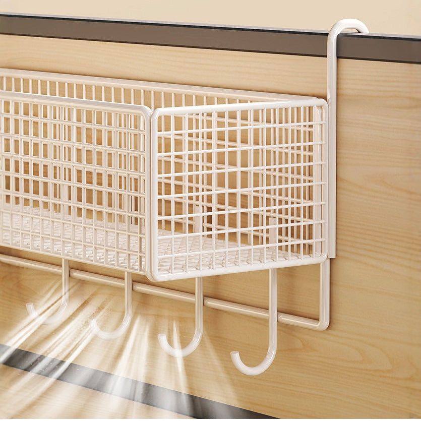 Bedside Storage Basket Hanging Organizer for Dorm Room Bunk Bed Desk
