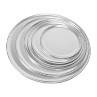 Thickened Aluminum Non-stick Pizza Pan with Shallow Rim for Baking, 8-16 Inch Round