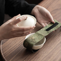 Teapot Lid Bowl Protector Strip for Chinese Tea Sets, Anti-Collision Mat for Teacups and Teapots