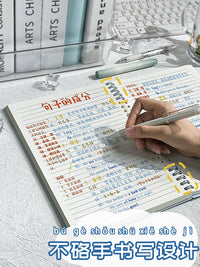 Detachable Coil Notebook A4/A5 Ruled Paper Refillable Loose-Leaf Journal for Students