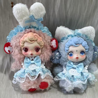 Handmade 10cm Doll Clothes Set Winter Movement Light Weave Garden for PVC Dolls