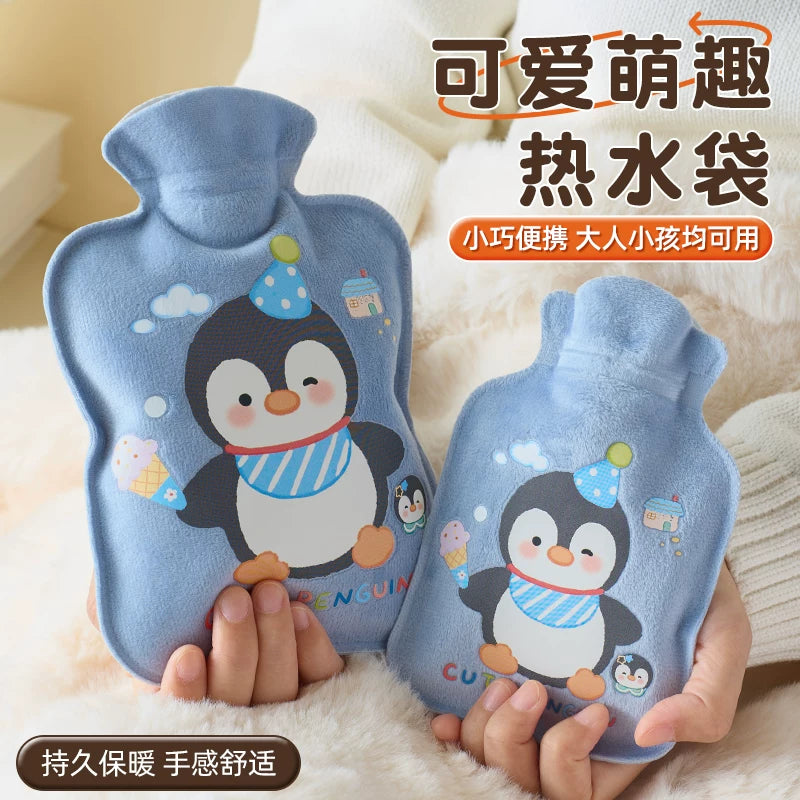 2026 New Cute Children's Mini Hot Water Bottle for Hand and Foot Warming, Hot Compress