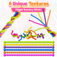 Sensory Rod Flexible Silicone Fidget Toy for Kids