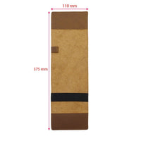 Genuine Leather Golf Scorecard Holder Crazy Horse Cowhide Score Book for Outdoor Sports