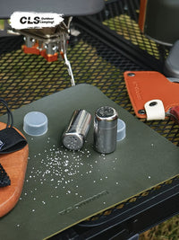 CLS Mini Portable Spice Jars Set for Travel, Camping, Picnic, BBQ