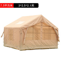 Inflatable Outdoor Camping Tent, Waterproof, Thickened, Large Room, One Bedroom and One Living Room