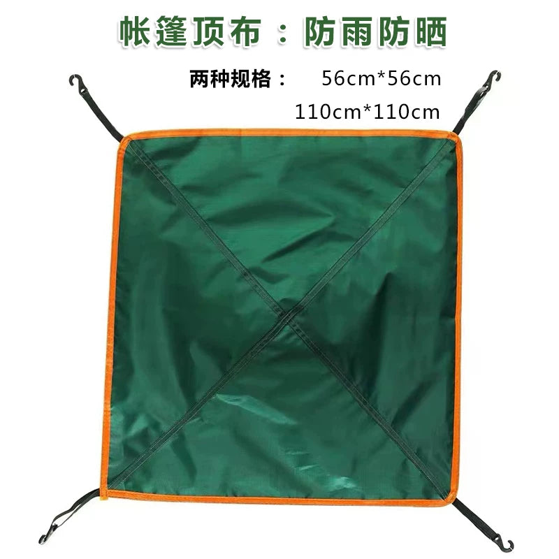 Tent Rainfly Top Cover for 3-4 Person Automatic Tents, Sunshade and Windproof Outdoor Accessory