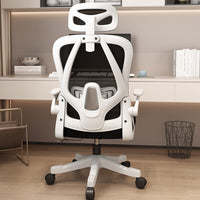 Ergonomic Office Chair with Adjustable Height and Lumbar Support, Swivel Desk Chair for Study and Work