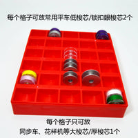 Sewing Machine Bobbin Case Organizer for Industrial and Domestic Machines